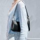 Shoulder Bag for Women Retro Vegan Leather Classic Clutch Tote HandBags Purses with Zipper Closure