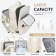 Travel Backpack for Men Women,Beige